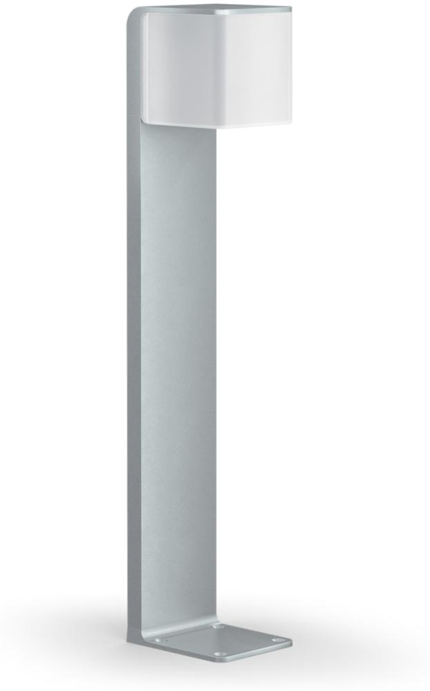 LED-Wegeleuchte GL 80 SC silber, Garten-Pollerleuchte mit 160° iHF-Sensor, Bluetooth, Einstellbar via App, 3000 K Bild 1