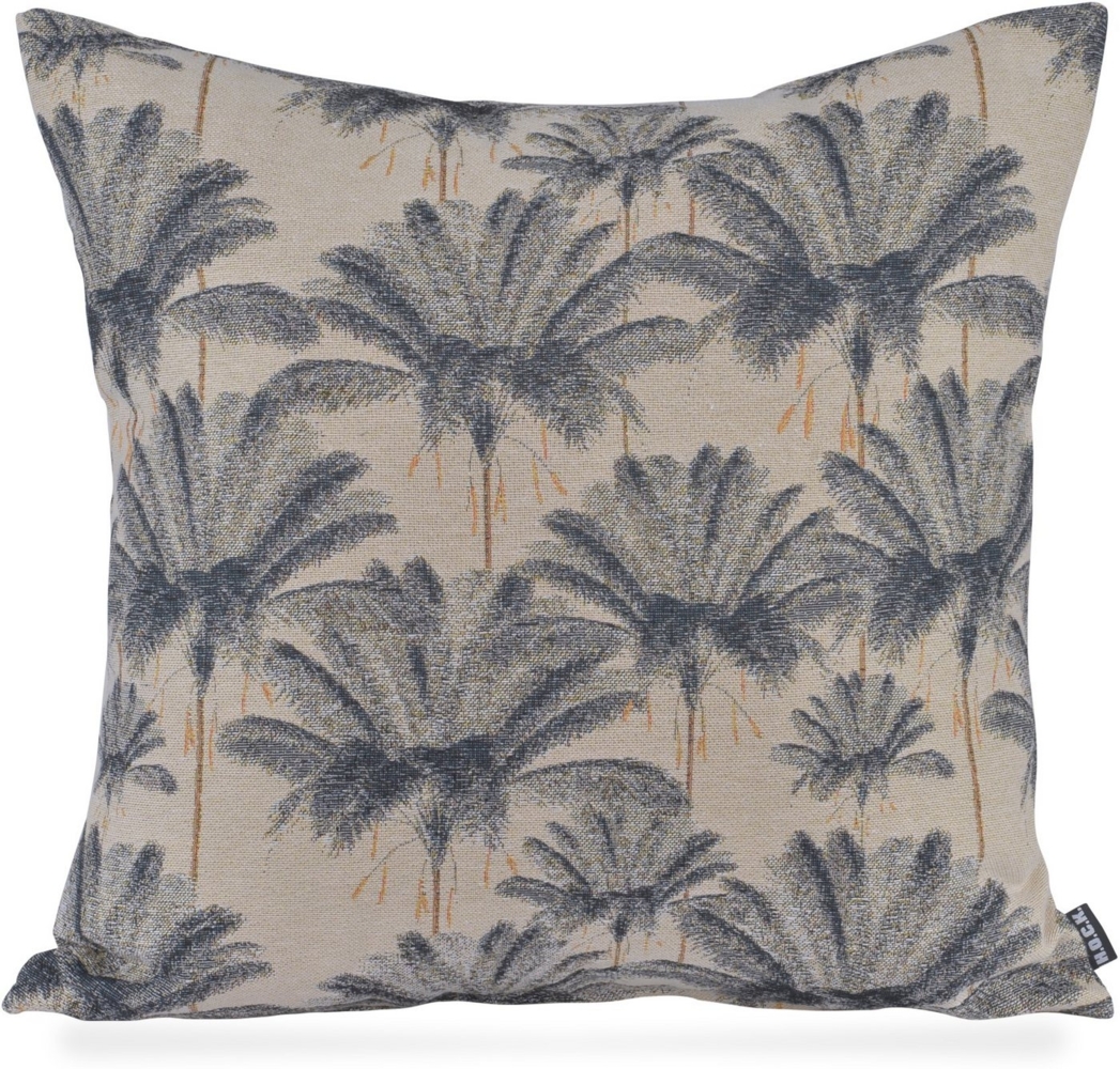 H.O.C.K. Dekokissen Palm Tree, Sofakissen inkl. Füllung, 50x30cm, Dekokissen Palmen, Palmekissen grün Bild 1