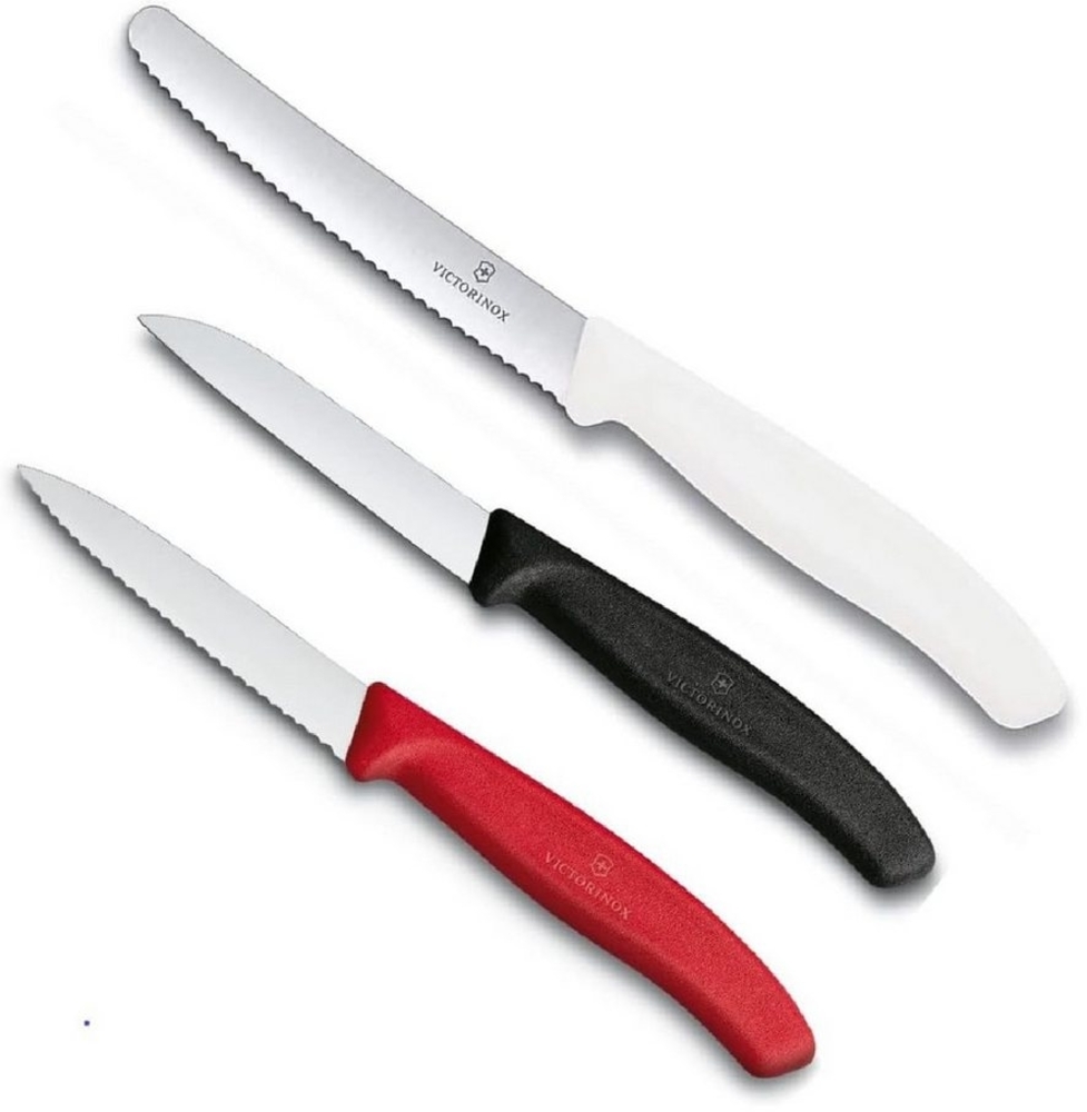 Victorinox Obstmesser Victorinox Swiss Classic Gemüsemesser-Set, 3-teilig (Color Edition 2) Bild 1