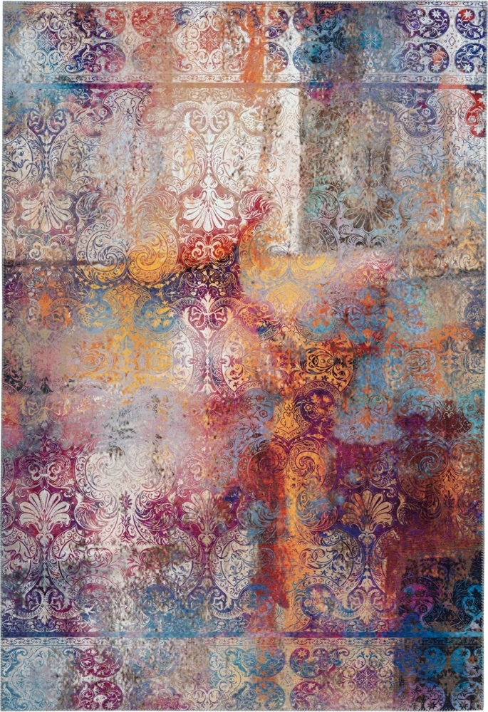 Kurzflorteppich Rangi 100 Multi 80x150 cm Bild 1