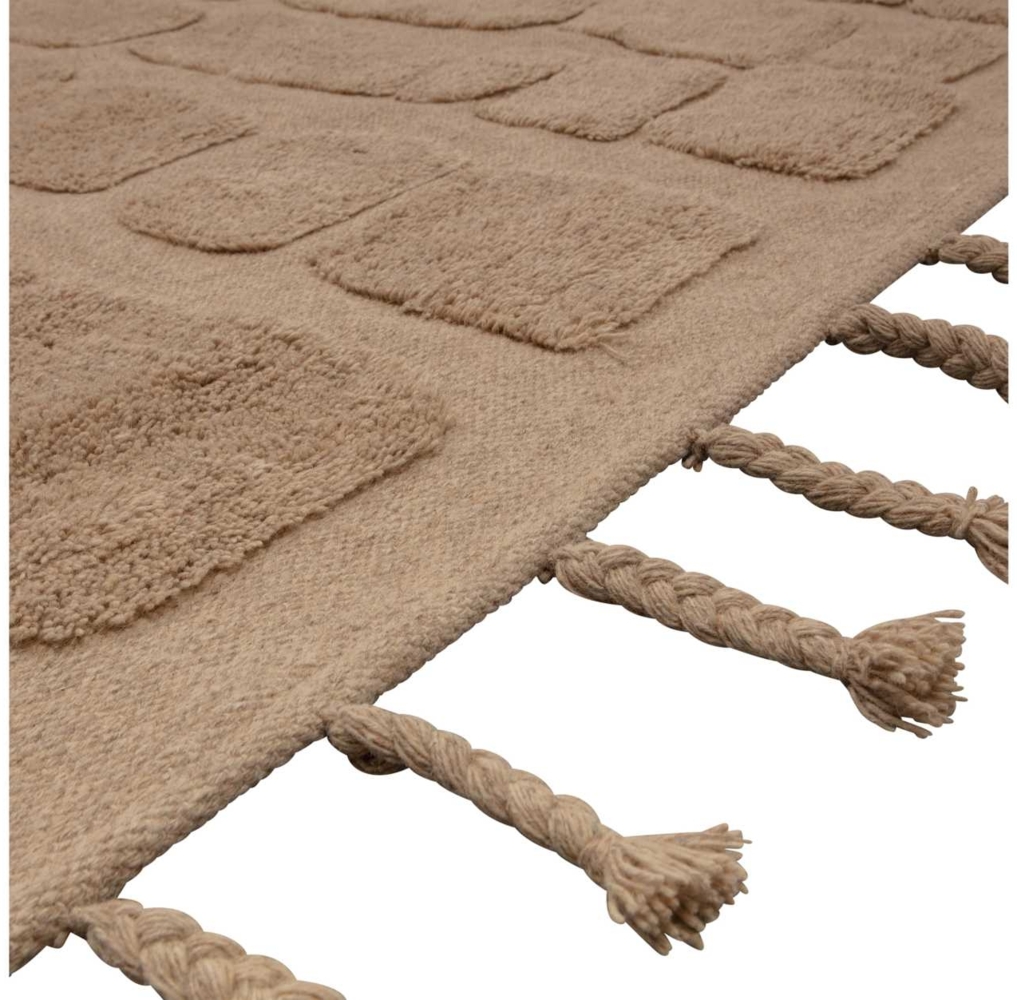 BePureHome Teppich Bricks, Beige ,170x240 cm Bild 1