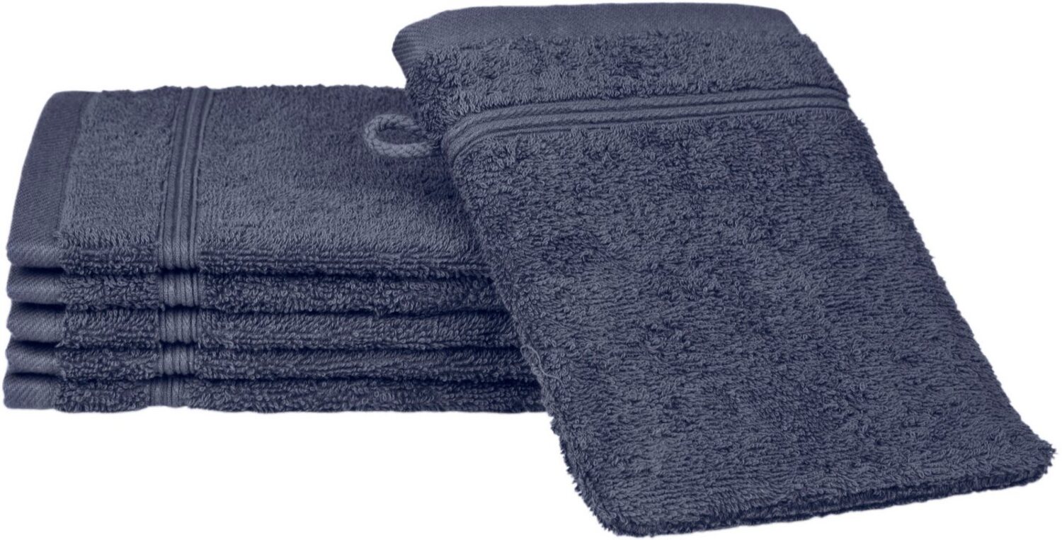 ROSS Waschhandschuh Rubin, (Packung, 6-St), 100% Baumwolle Bild 1