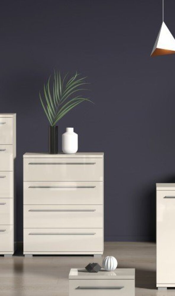 Places of Style Schubkastenkommode Piano, mit 4 oder 5 Schubladen, FSC-zertifizierter Holzwerkstoff, UV lackiert hochglänzend,Soft-Close Funktion, in 2 Breiten und 2 Höhen Bild 1