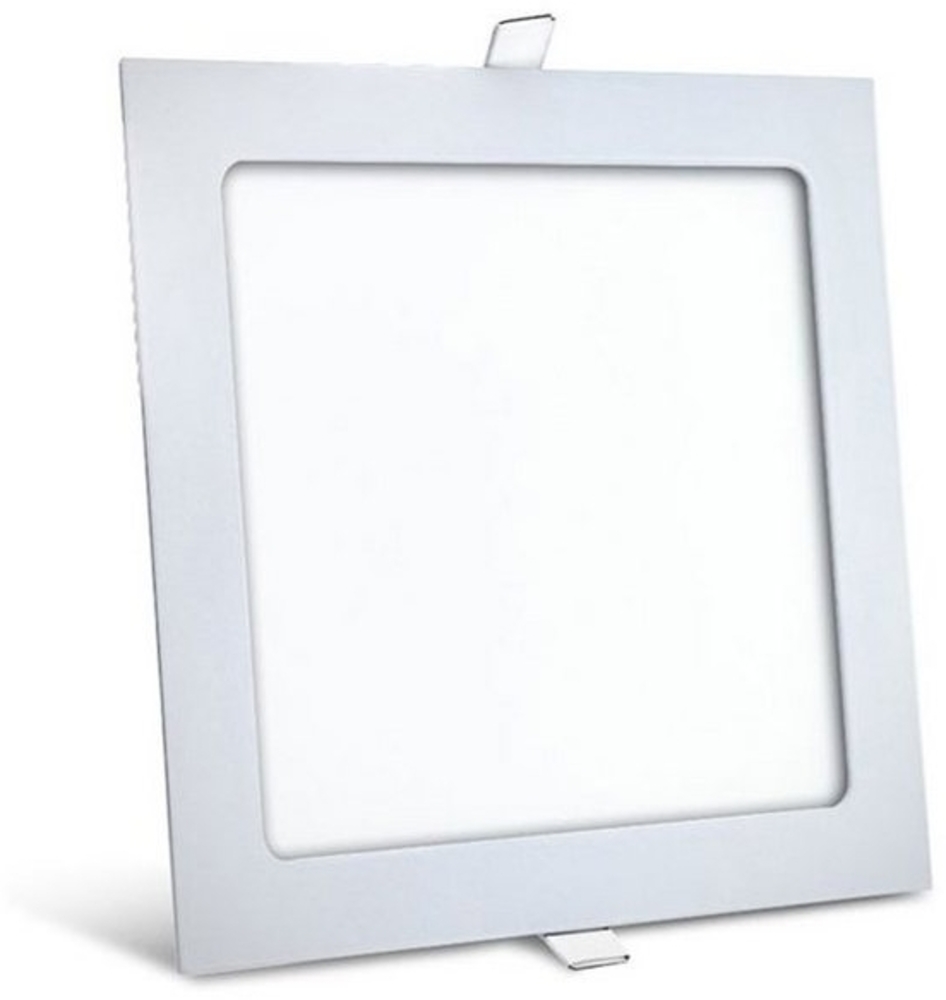 V-TAC LED Panel 12w LED Panel Ultra Slim Einbauleuchte Deckenlampe Einbaustrahler, Kaltweiß, LED Panele Unterputz 12 Watt Kaltweiß, 170x170x25mm, Form: eckig Bild 1