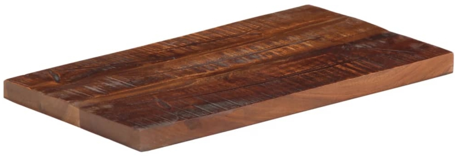 vidaXL Tischplatte 60 x 30 x 2,5 cm Rechteckig Altholz Massiv 371163 Bild 1