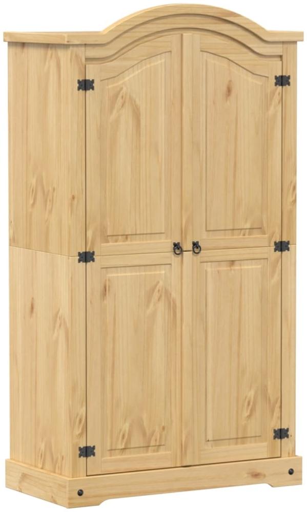 vidaXL Kleiderschrank Corona 102x52x186 cm Massivholz Kiefer 4012154 Bild 1