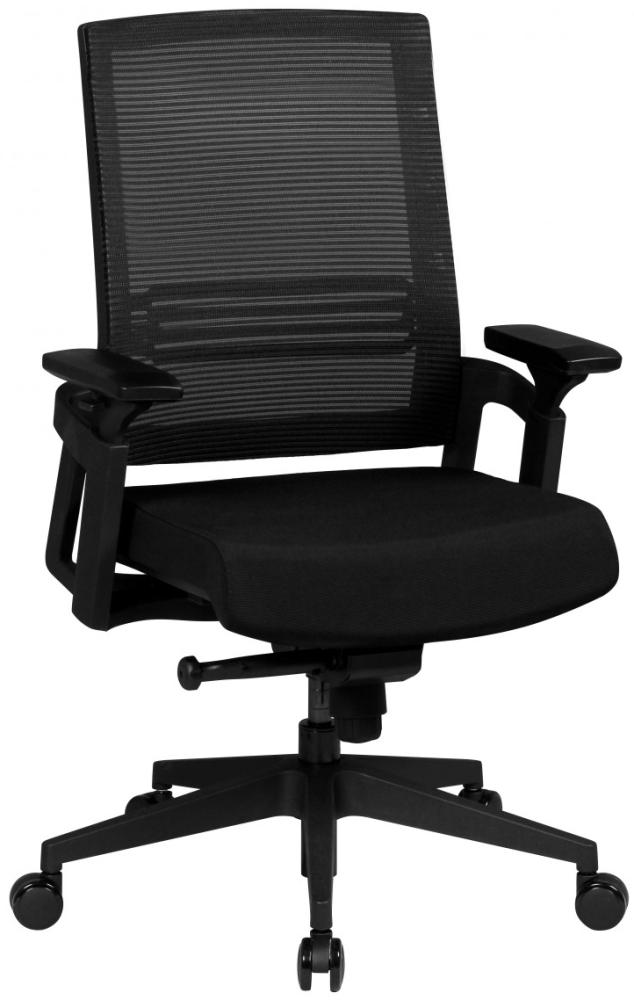 Kadima Design Ergonomischer Bürostuhl Lisse A2, Netzrückenlehne, Lendenwirbelstütze, verstellbare Armlehnen. 70x65x108 cm Bild 1