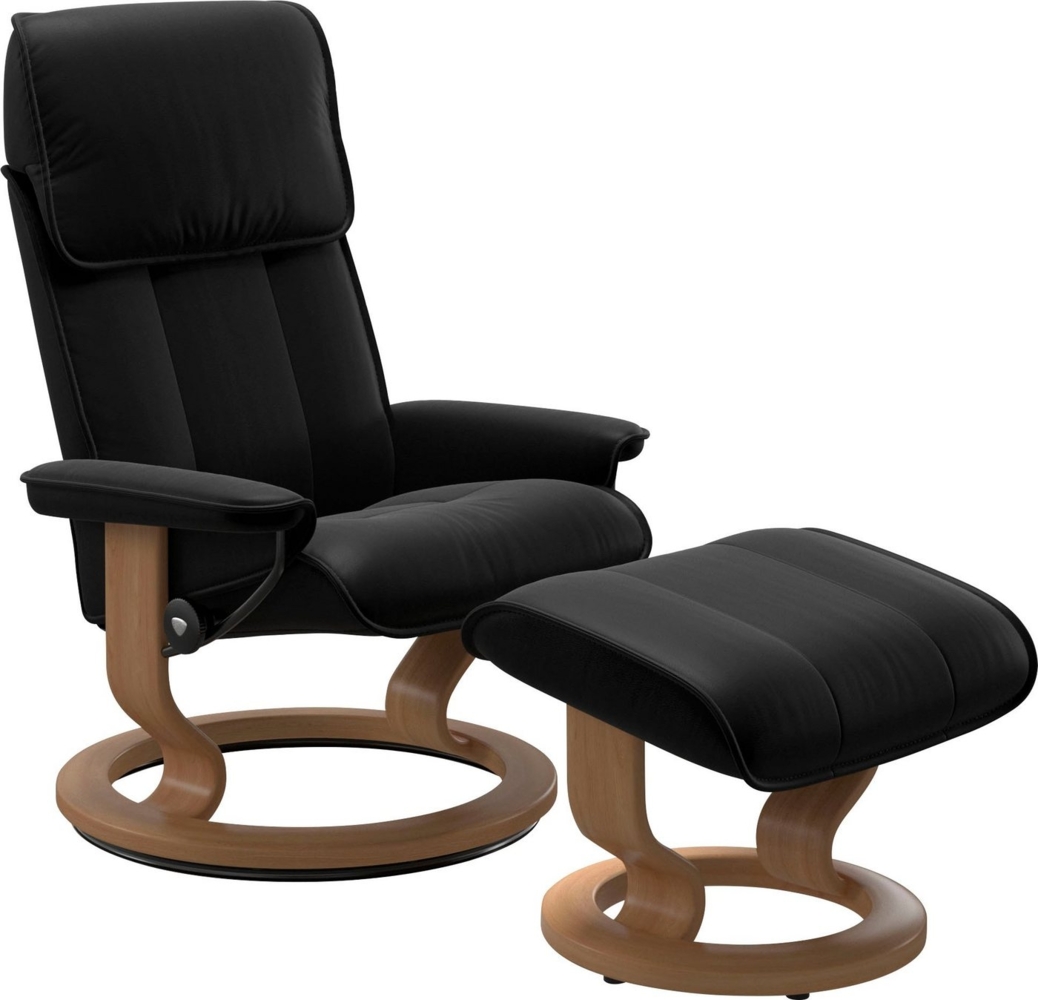 Stressless® Relaxsessel Admiral, mit Classic Base, Größe M & L, Gestell Eiche Bild 1