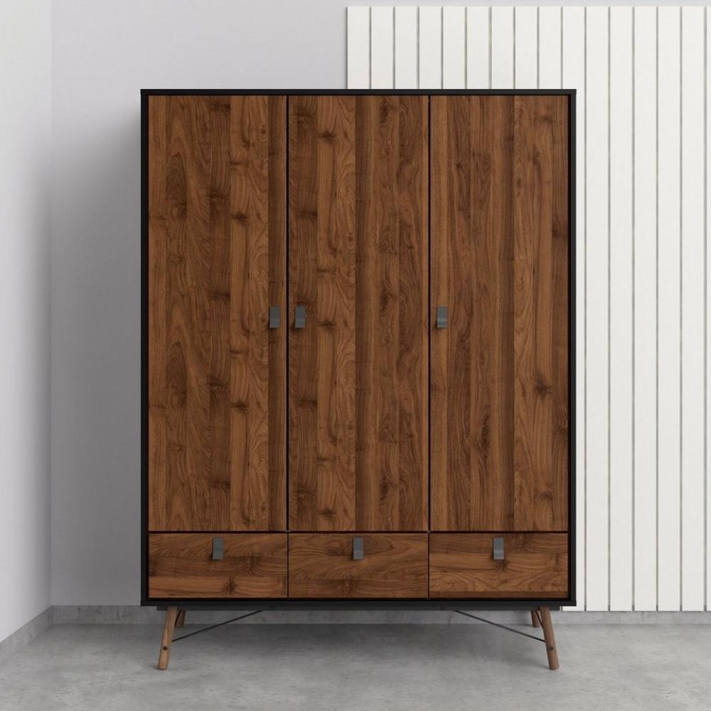 andas Kleiderschrank RY mit 3 Türen und 3 Schubladen, Breite/Höhe 150/200 cm Bild 1