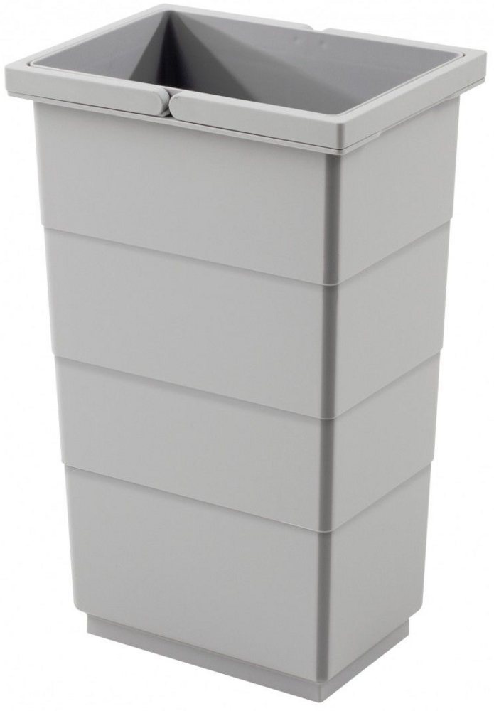 Hailo Inneneimer 1122229 hellgrau 10 Liter Mülleimer Zargen-Cargo Abfallsammler Bild 1