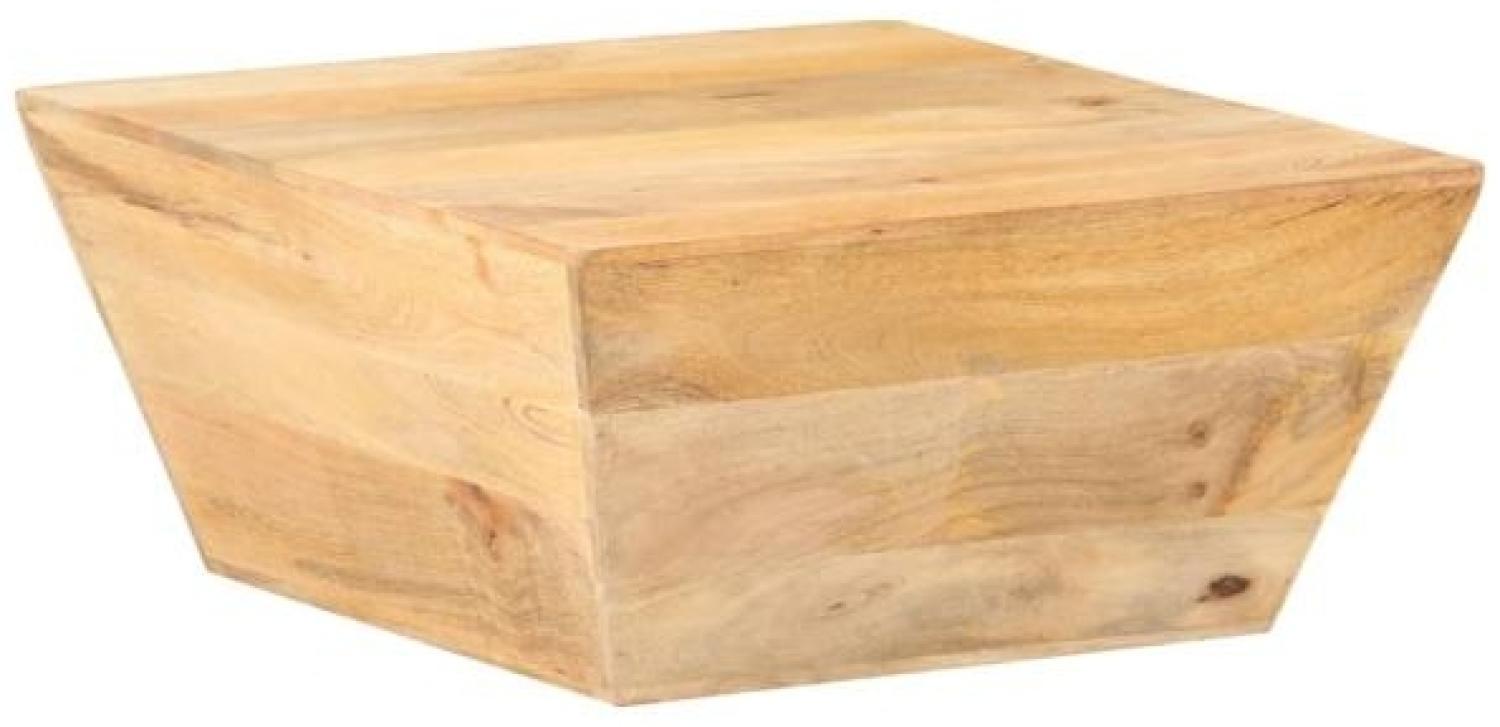 vidaXL Couchtisch V-Form 66 x 66 x 30 cm Mango Massivholz Bild 1