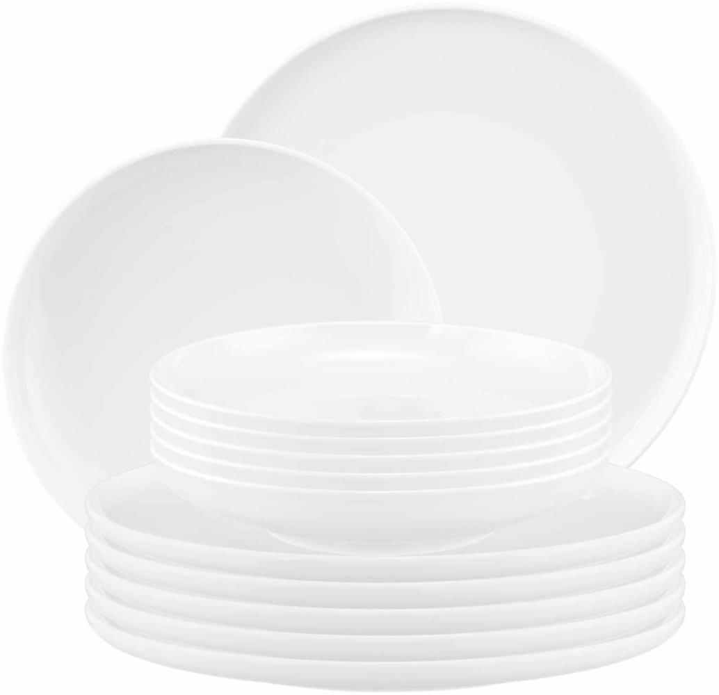 Seltmann Weiden Sento Home Tafelservice 12-teilig Weiß Bild 1