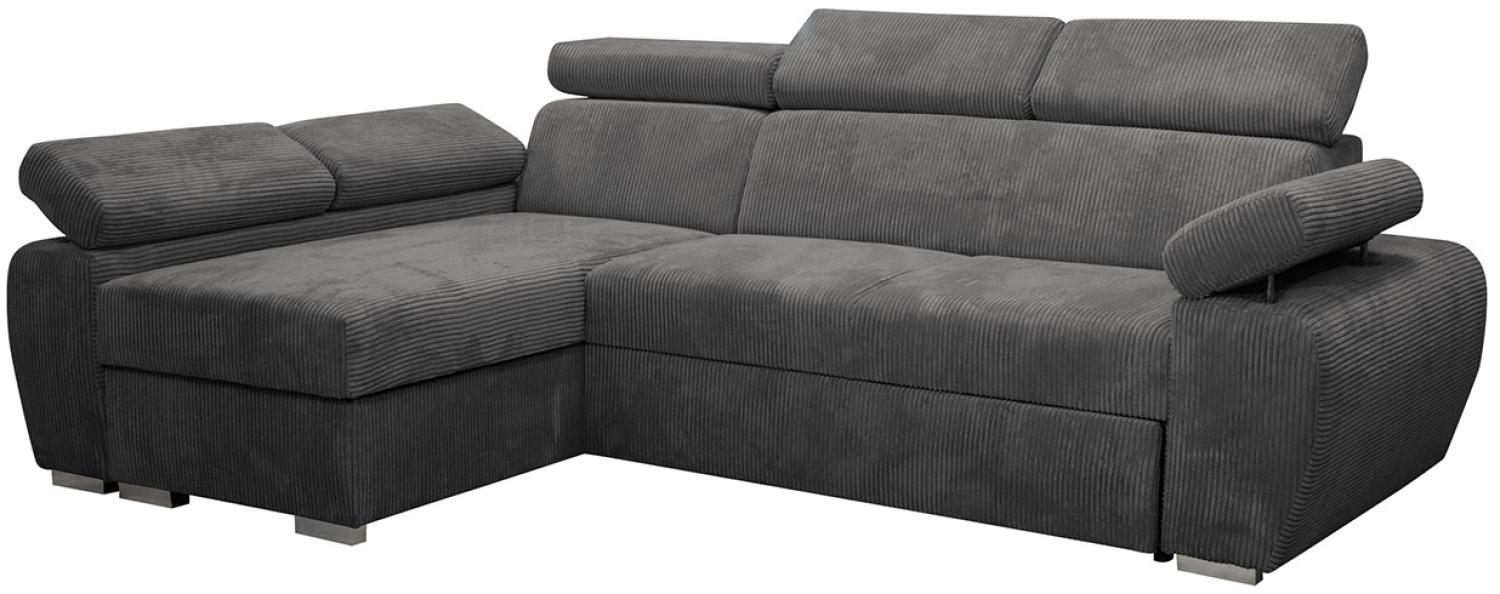 Ecksofa Boston Mini Premium Cord (Farbe: Poso 22, Seite: Links LC+2R) Bild 1