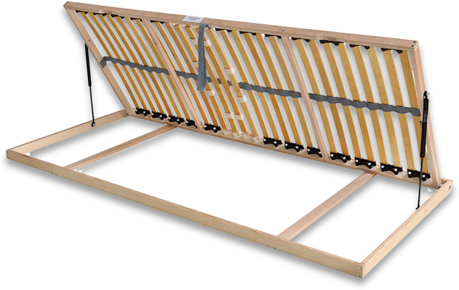 Madera Lattenrost für Bettkastenfunktion – 7-Zonen, 28 Federleisten, Birkenschichtholz, Größe: 140 x 200 cm, Seite der Öffnung: Öffnung nach Rechts Bild 1