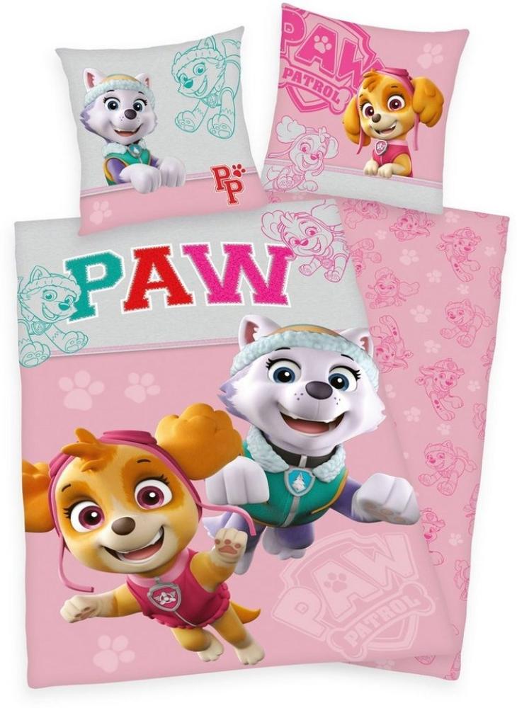 PAW PATROL Kinderbettwäsche Paw-Patrol, Linon, mit tollem Paw Patroll Motiv Bild 1