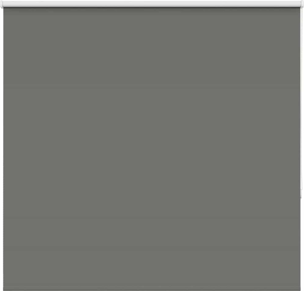 vidaXL Verdunkelungsrollo Grau 155x130cm Stoffbreite 151,6cm Polyester 4011113 Bild 1