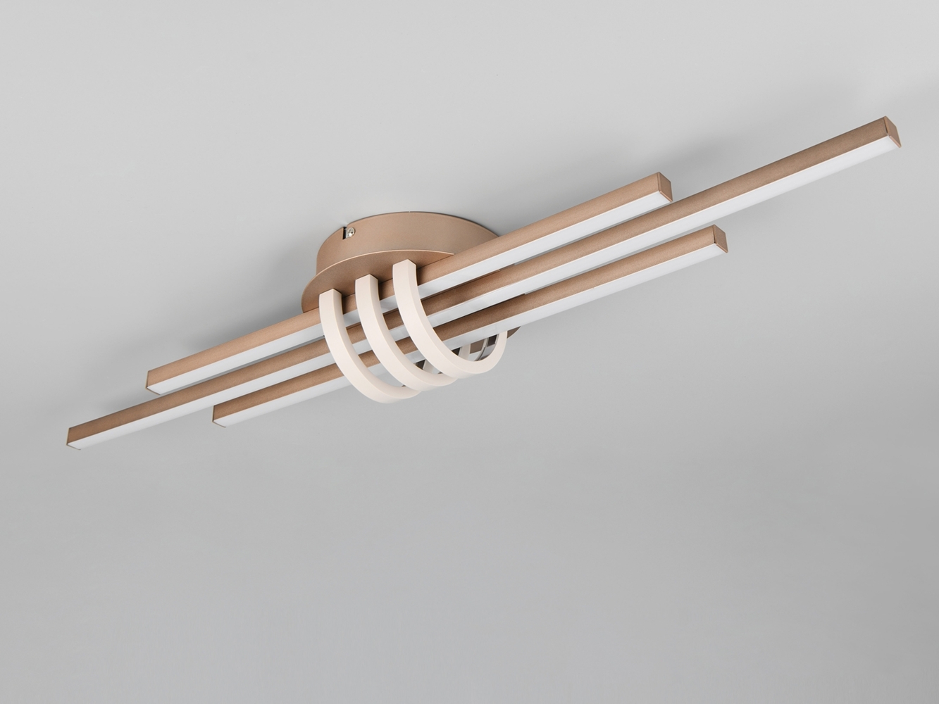 Trio Leuchten LED Deckenleuchte Cinto 25W, coffee Bild 1