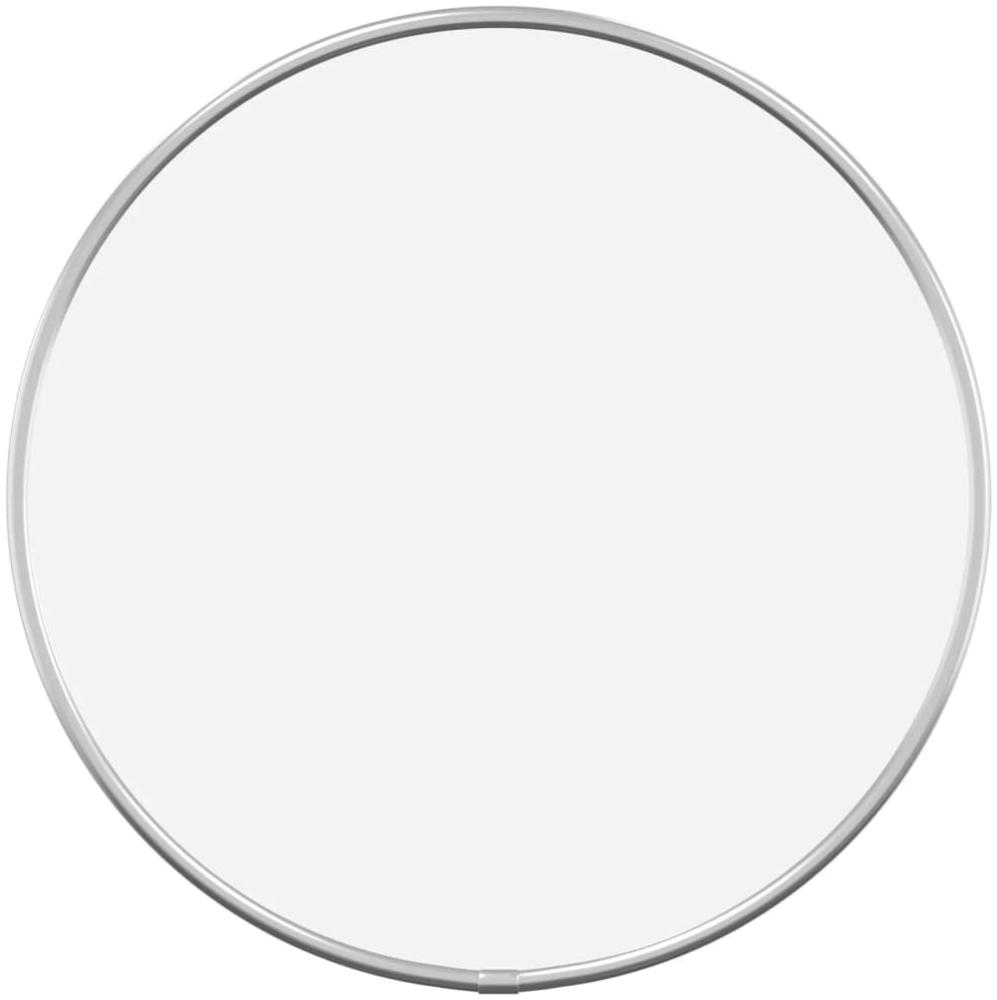 vidaXL Wandspiegel Silbern Ø 30 cm Rund 348174 Bild 1