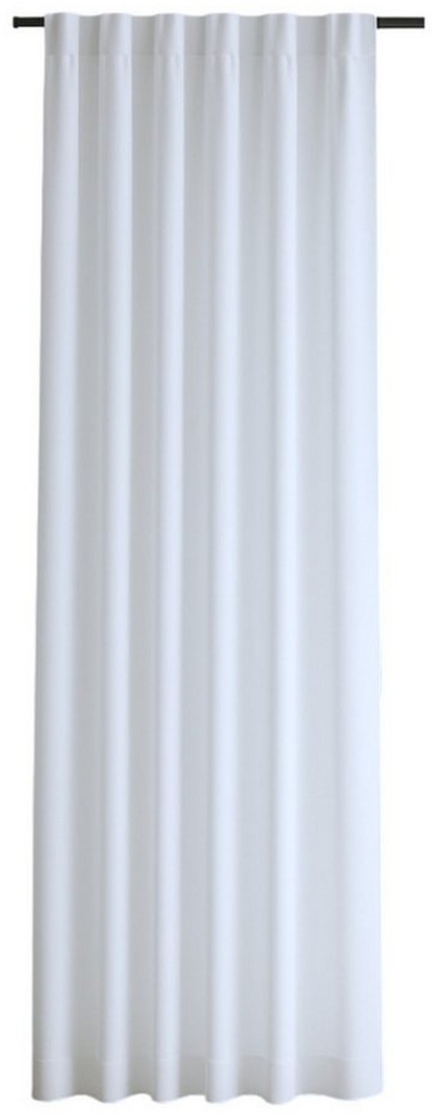 novumfix Gardine Dekoschal rein Weiß extra lang bis 350 cm, Kombiband, blickdicht, extra lang Bild 1