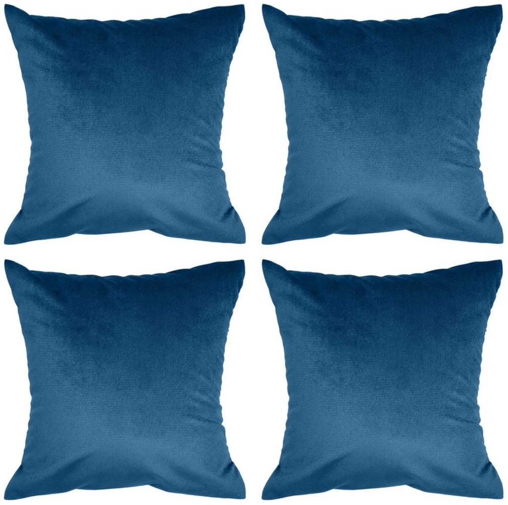 Amilian Kissenbezüge - 4er Set Kissenbezug - Zierkissenbezüge - Kissenhüllen, (4 Stück), 45x45 cm, Kissenhülle für Kissen, Zierkissen, Sofakissen, Dekokissen Bild 1