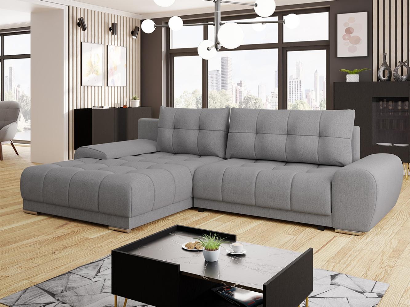 Ecksofa Wave, Seite: Links LC-2R, Farbe: Monolith 85 Bild 1