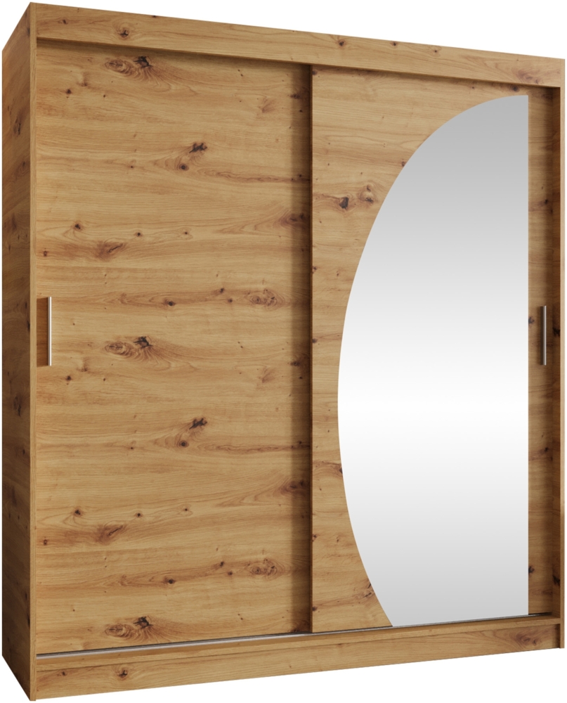 Kleiderschrank Waluri 180 cm (Farbe: Artisan Eiche, mit vier Schubladen) Bild 1