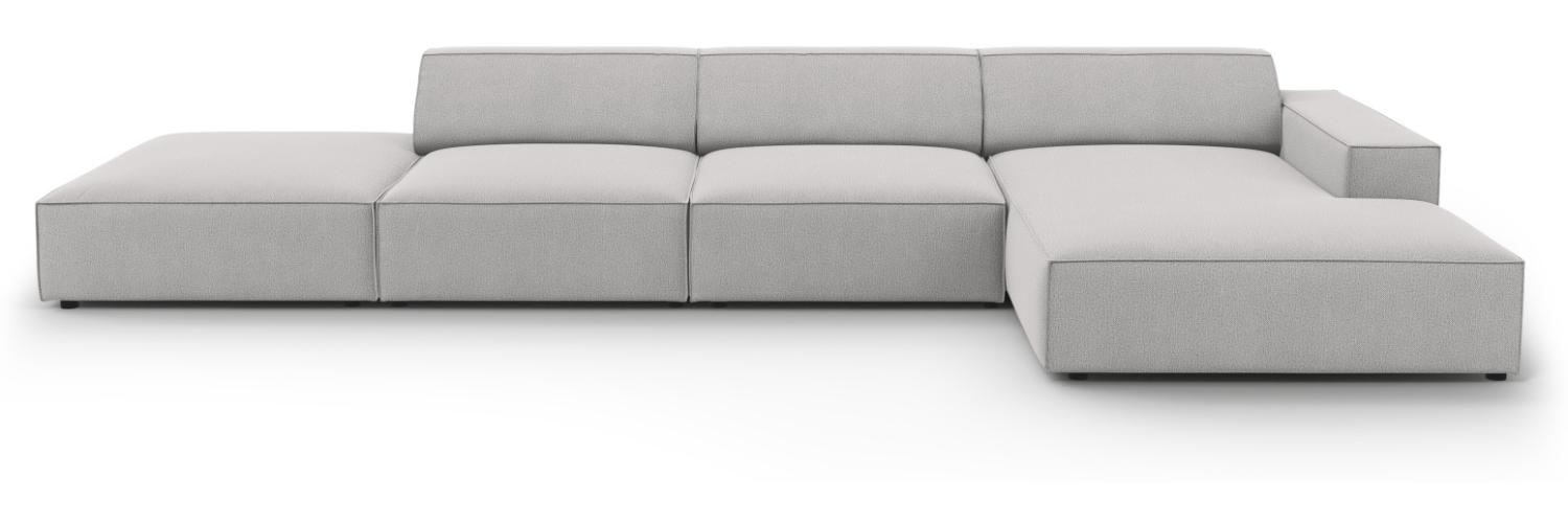 Micadoni 5-Sitzer Ecksofa Jodie Light Grey Bild 1