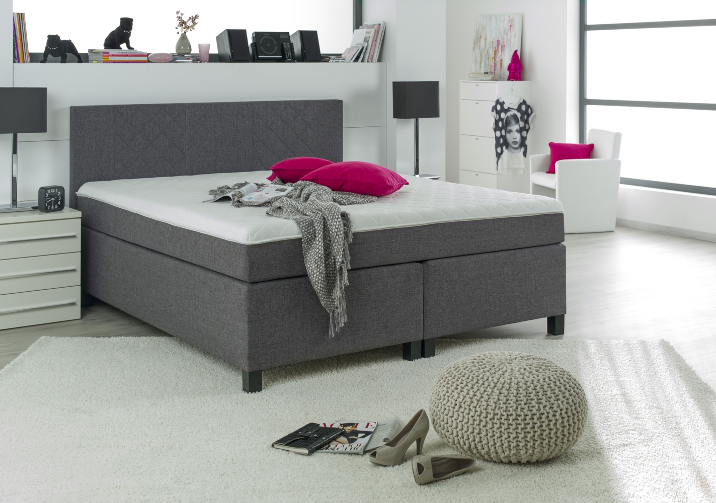 Sun Garden Boxspringbett BX 920 KENTUCKY 140x200 cm Bild 1