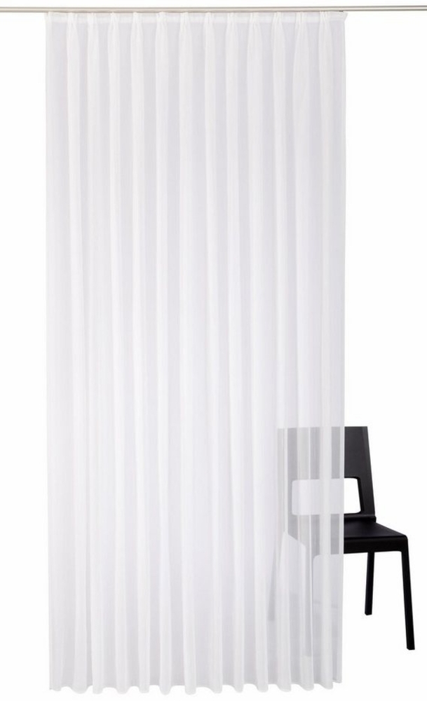 Wirth Gardine Manuela, Faltenband (1 St), halbtransparent, Voile, Store Bild 1