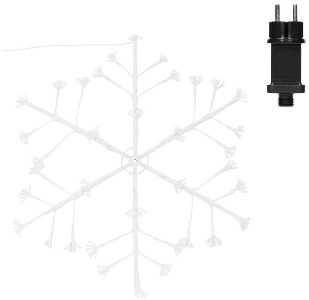 ECD Germany Winterlandschaft Weihnachtsdeko LED Stern Weihnachtsstern Dekostern für Weihnachten, Effiziente LED Leuchtmittel Bild 1