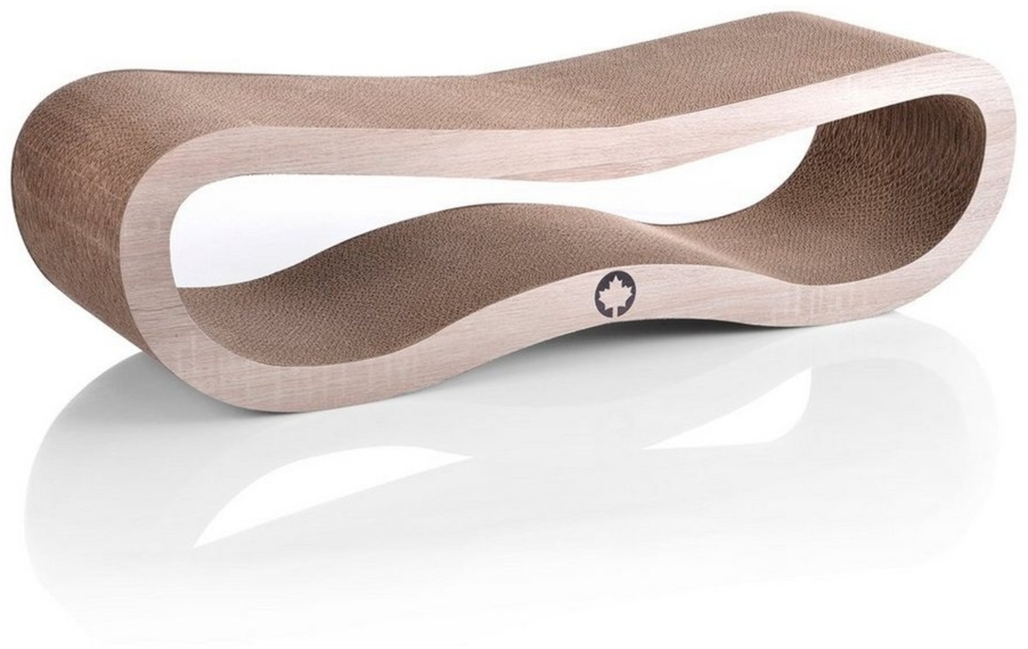 Canadian Cat Company Kratzpappe Orbit 2.0 - natur, (Qualitäts-Kratzbrett, 1-tlg, XL Kratzmöbel mit Katzenminze), ergonomische Form Bild 1