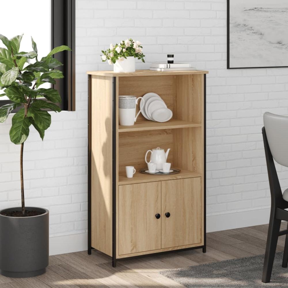 vidaXL Highboard Sonoma-Eiche 62x32x103,5 cm Holzwerkstoff 834216 Bild 1