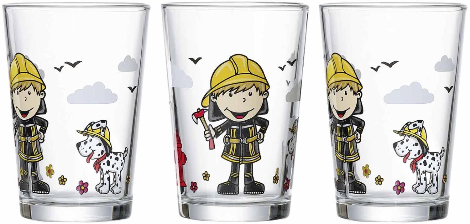 Ritzenhoff & Breker 1x FEUERWEHRMANN BERNIE Kinderbecher Set 3-teilig Bild 1