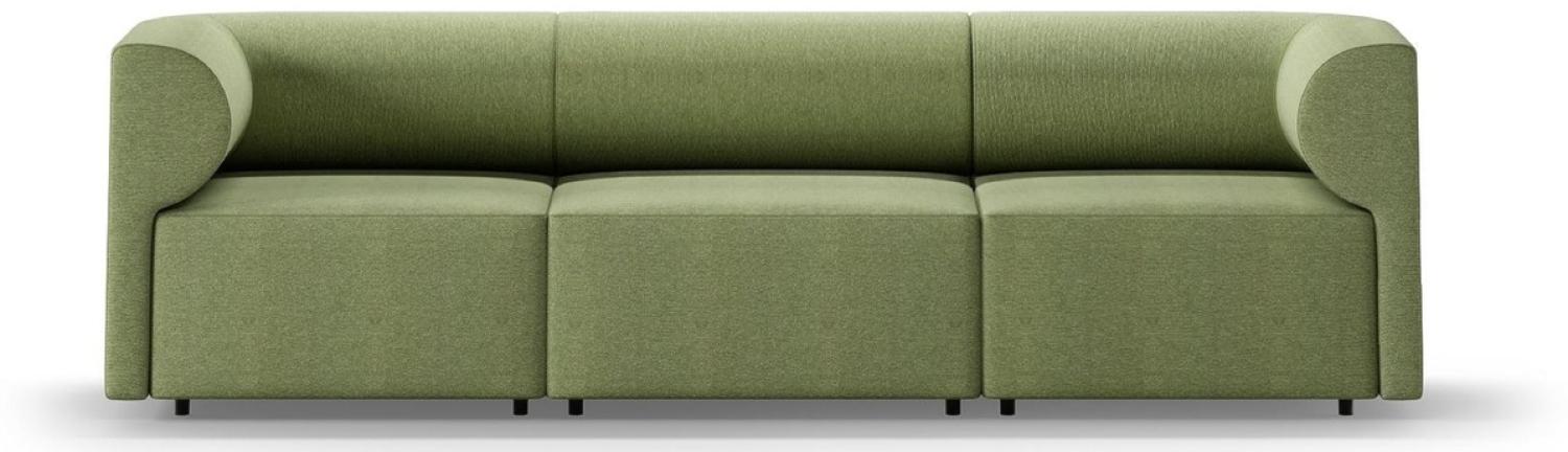 Casa Padrino Luxus Sofa Grün 270 cm - Modulares Wohnzimmer Sofa - Luxus Wohnzimmer Möbel Bild 1