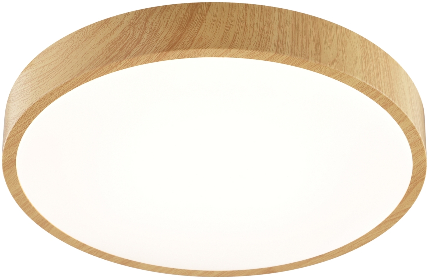 BRILLIANT LED-Deckenleuchte, Ø 38,5 cm, 24 W, 3000 K, 2300 lm, warmweiß, IP20, Holzoptik Bild 1