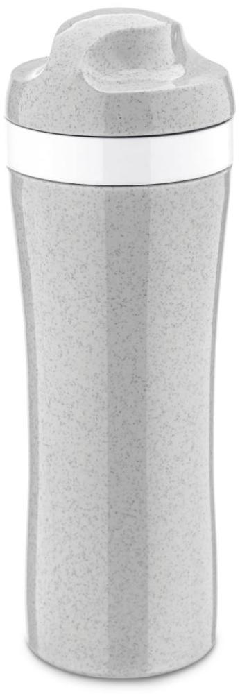 Koziol Oase Trinkflasche, Trink Flasche, Outdoorflasche, Getränkflasche, Wasserflasche, Kunststoff, Organic Grey, 425 ml, 3708670 Bild 1