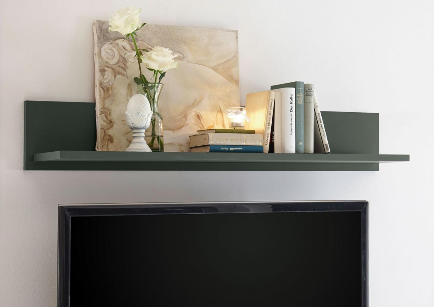 Ascot Wandregal Wandboard Regal 130cm grün Landhaus Bild 1