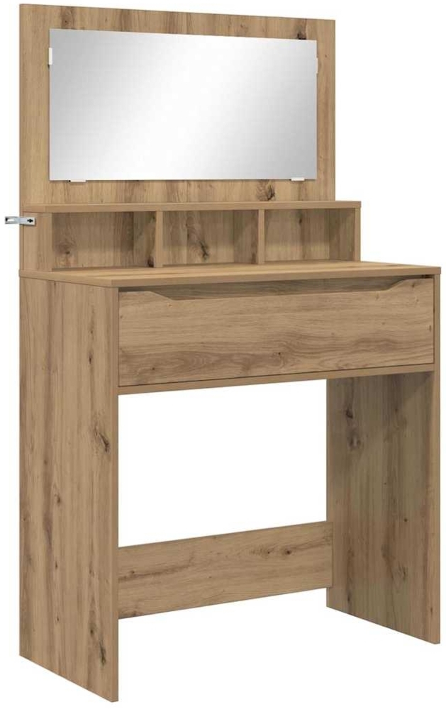 vidaXL Schlafzimmer-Frisiertische Artisan-Eiche 80 x 39,6 x 135 cm 888986 Bild 1