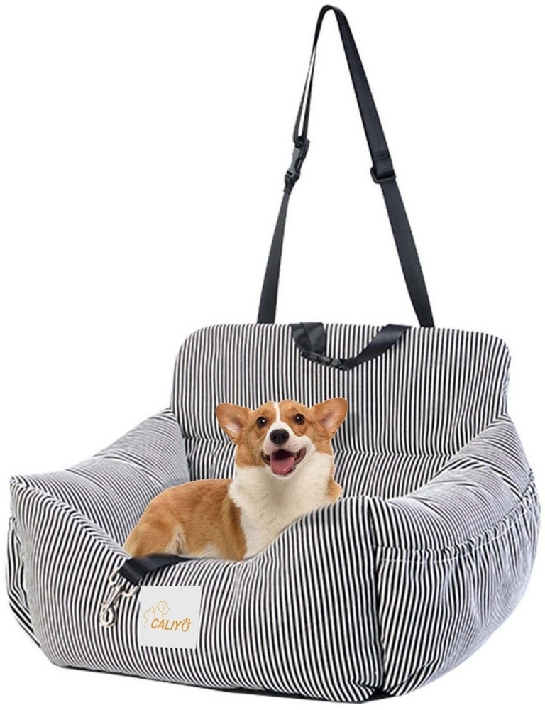 CALIYO Hunde-Autositz Hundesitz, Autositz für Hunde, Haustier-Autositz, hochwertigem Oxford-Tuch und Polypropylen-Gewebe, geeignet für alle Arten von Autos, multifunktionales Hundebett Bild 1