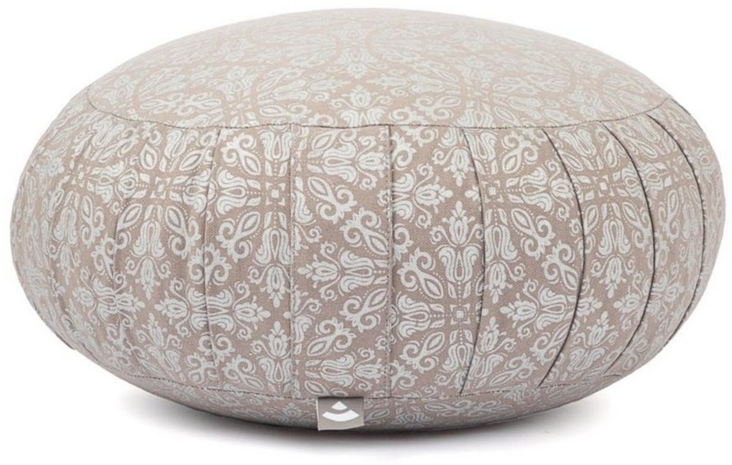 bodhi Meditationskissen Meditationskissen ZAFU, 38x20 cm Raja, taupe/silber Bild 1