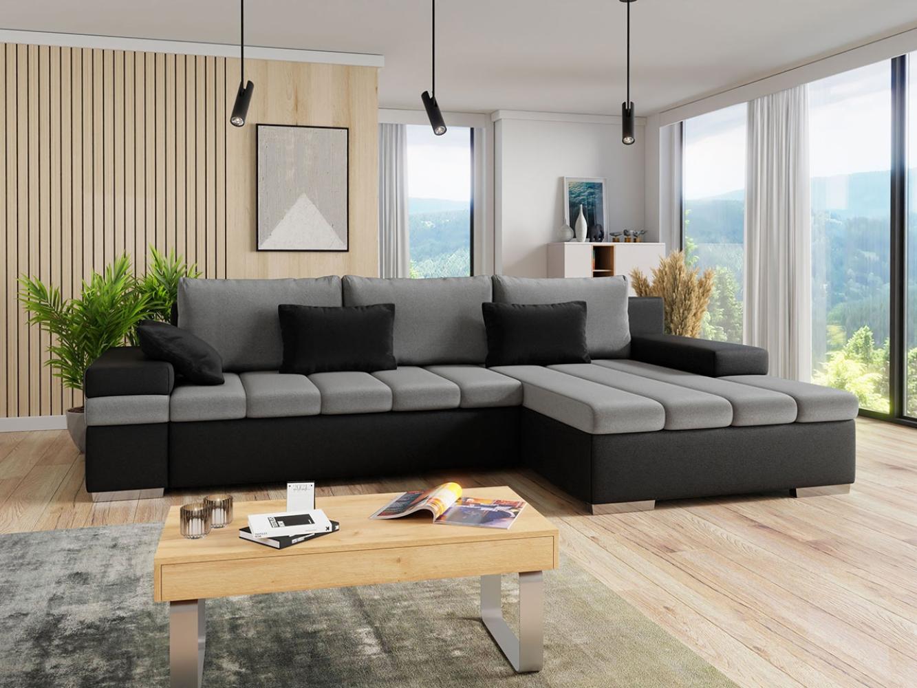 Ecksofa Bangkok, Seite: Rechts, Farbe: Soft 011 + Casablanca 2314 + Casablanca 2316 Bild 1