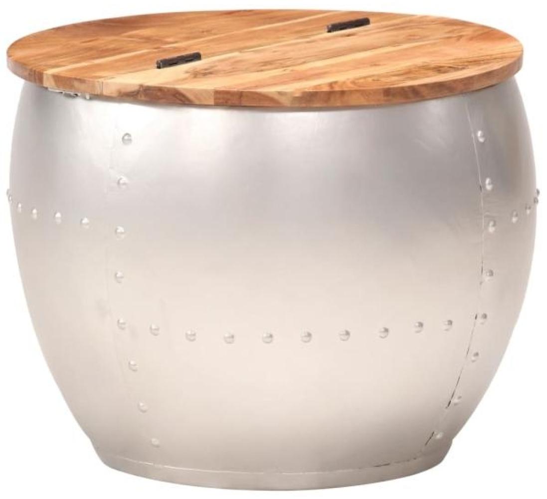 vidaXL Couchtisch 53x43 cm Massivholz Akazie Bild 1