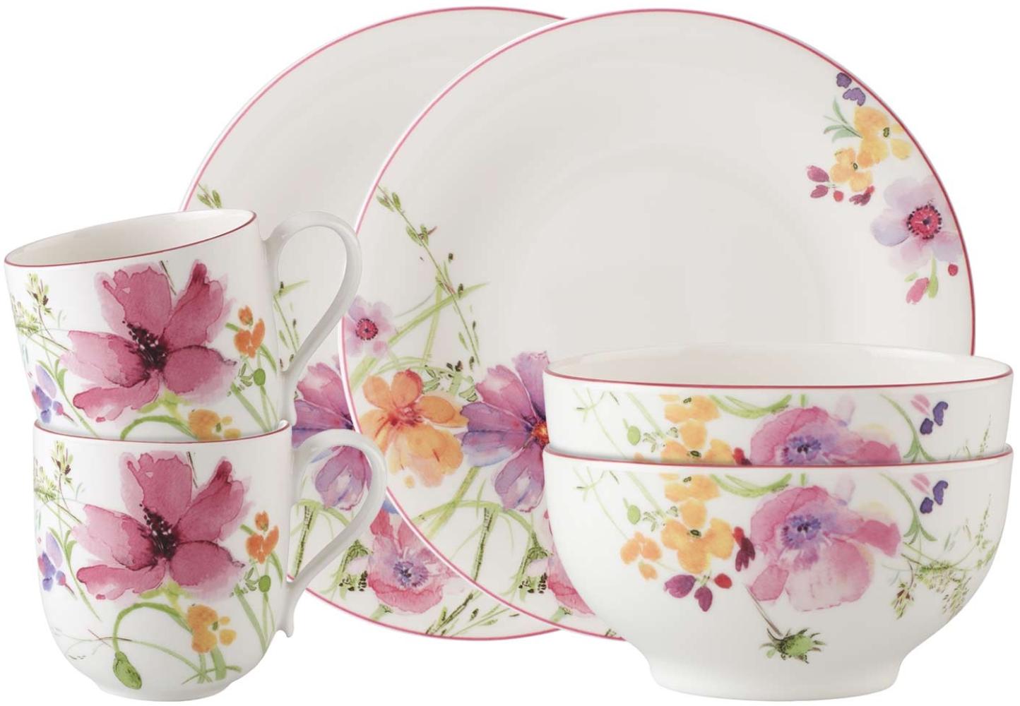 Villeroy & Boch Mariefleur Basic Frühstücks-Set 6-teilig Bild 1