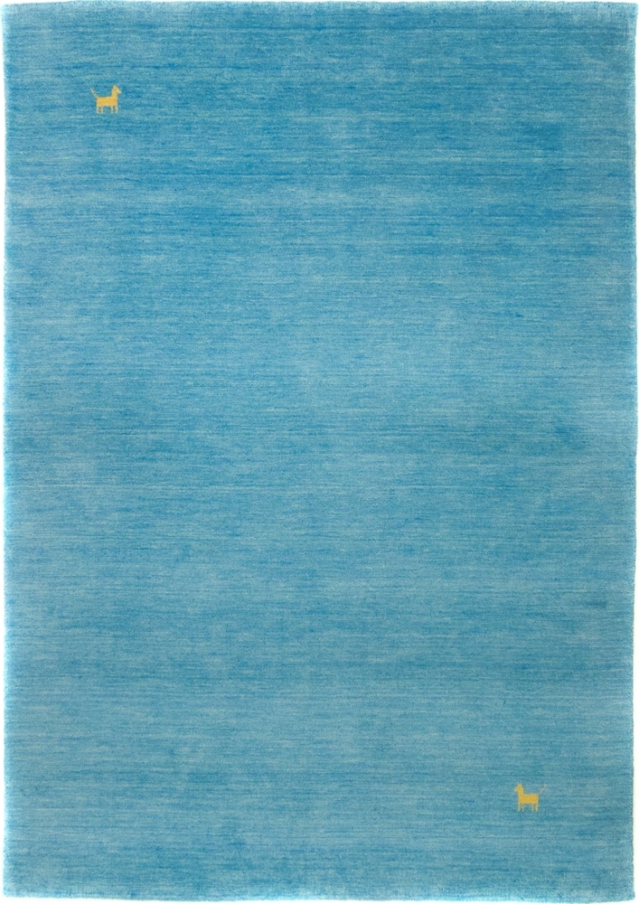 Morgenland Gabbeh Teppich - Indus - Asteria - rechteckig - 200 x 140 - Blau Bild 1