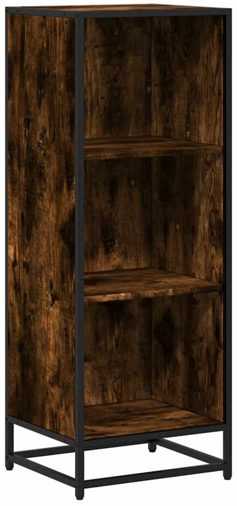 vidaXL Bücherregal Räuchereiche 40x35x107,5 cm Holzwerkstoff 849111 Bild 1