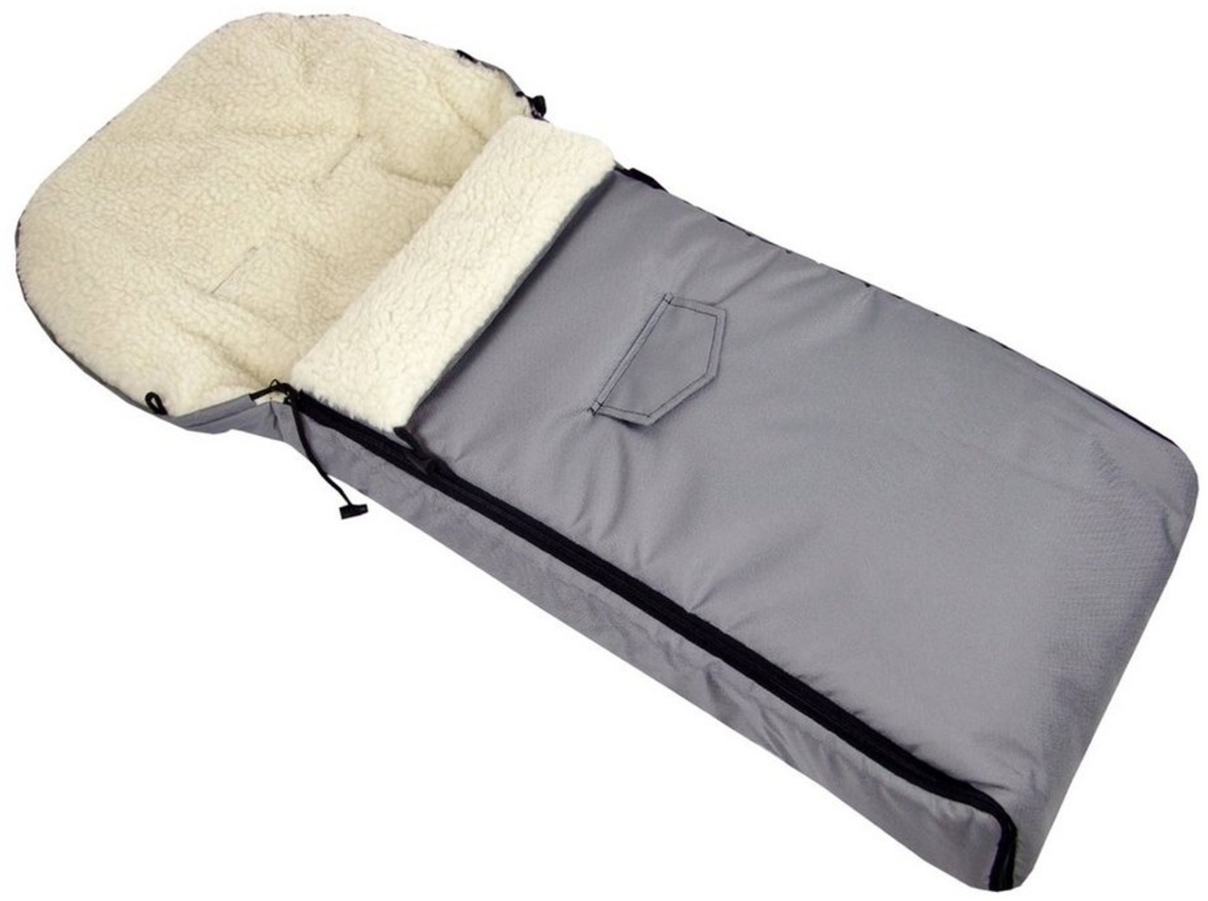 BambiniWelt by Rafael K. Fußsack Winterfußsack Babyfußsack Fußsack Kinderwagen Wolle universal 108cm, universal Bild 1