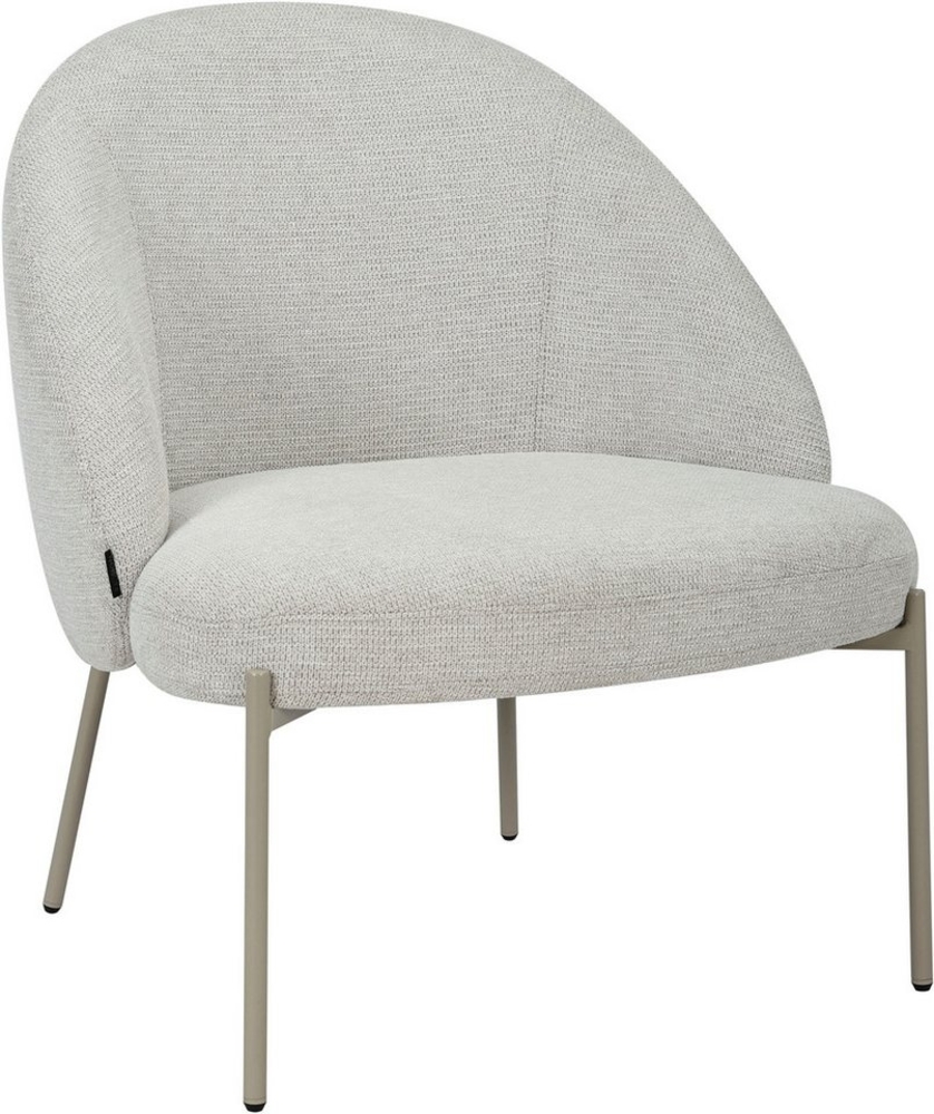 INOSIGN Loungesessel MOVILLE Designstuhl mit filigranen Metallbeinen, Cocktailsessel, farblich abgestimmte Metall-Beine, Webstoff Bild 1