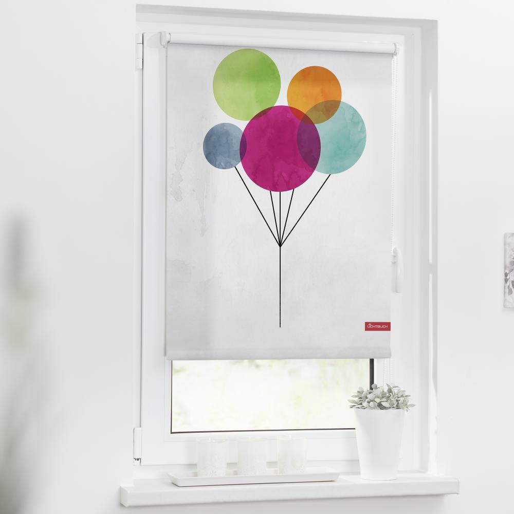 Lichtblick Motiv Rollo 150 cm x 120 cm (BxL) Ballons Bild 1