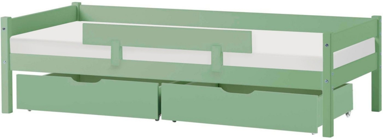 Home affaire Jugendbett ECO One, Kinderbett mit Rausfallschutz, mit 2 Schubkästen Bild 1