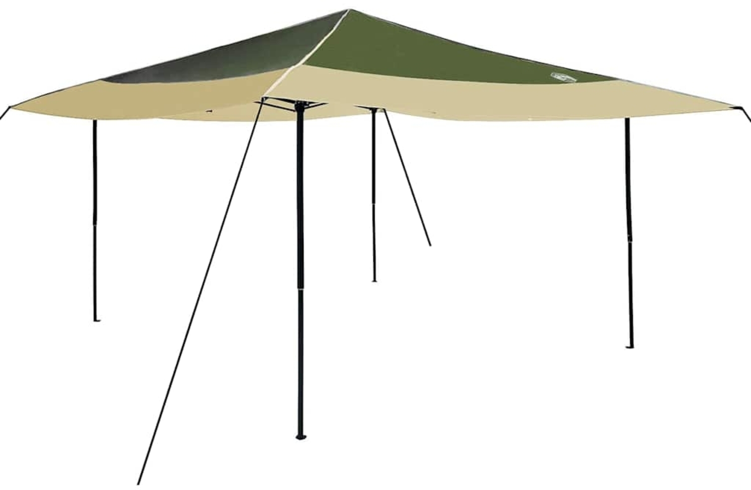 vidaXL Pop-up Pavillon Zelt Grün 400 x 400 cm Stoff 42007390 Bild 1